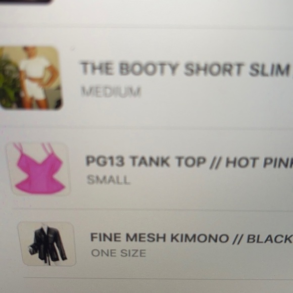 Laina Rauma Small PG13 fine mesh tank top camisole hot pink barbiecore club bed - Picture 3 of 8